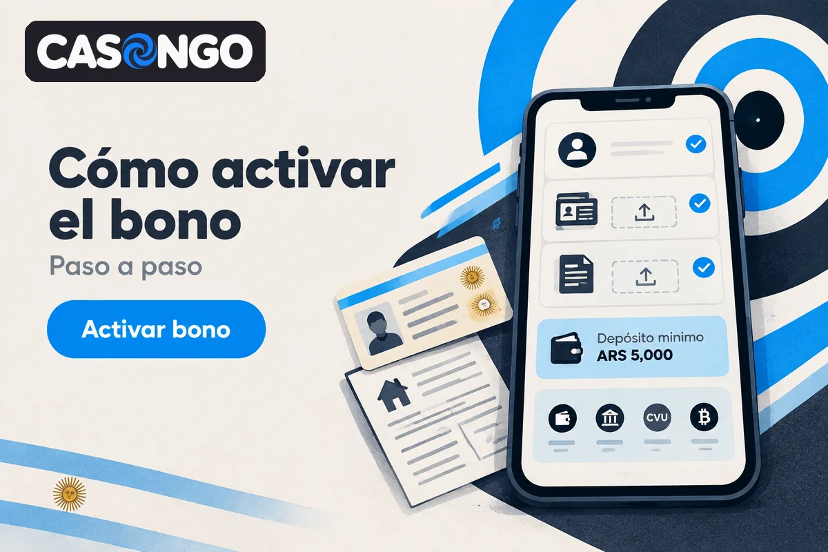 Registro móvil con documentos, depósito mínimo y métodos de pago.