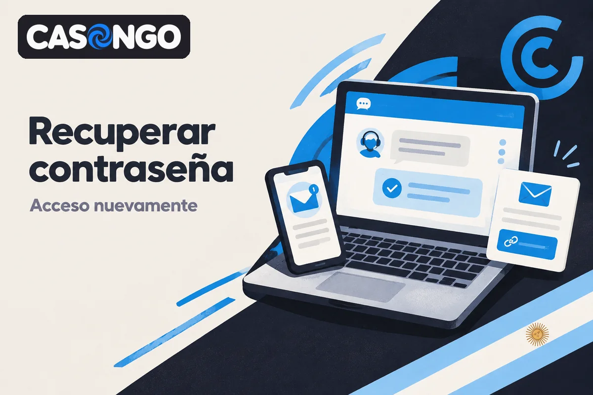 Laptop con soporte y opciones para recuperar la contraseña