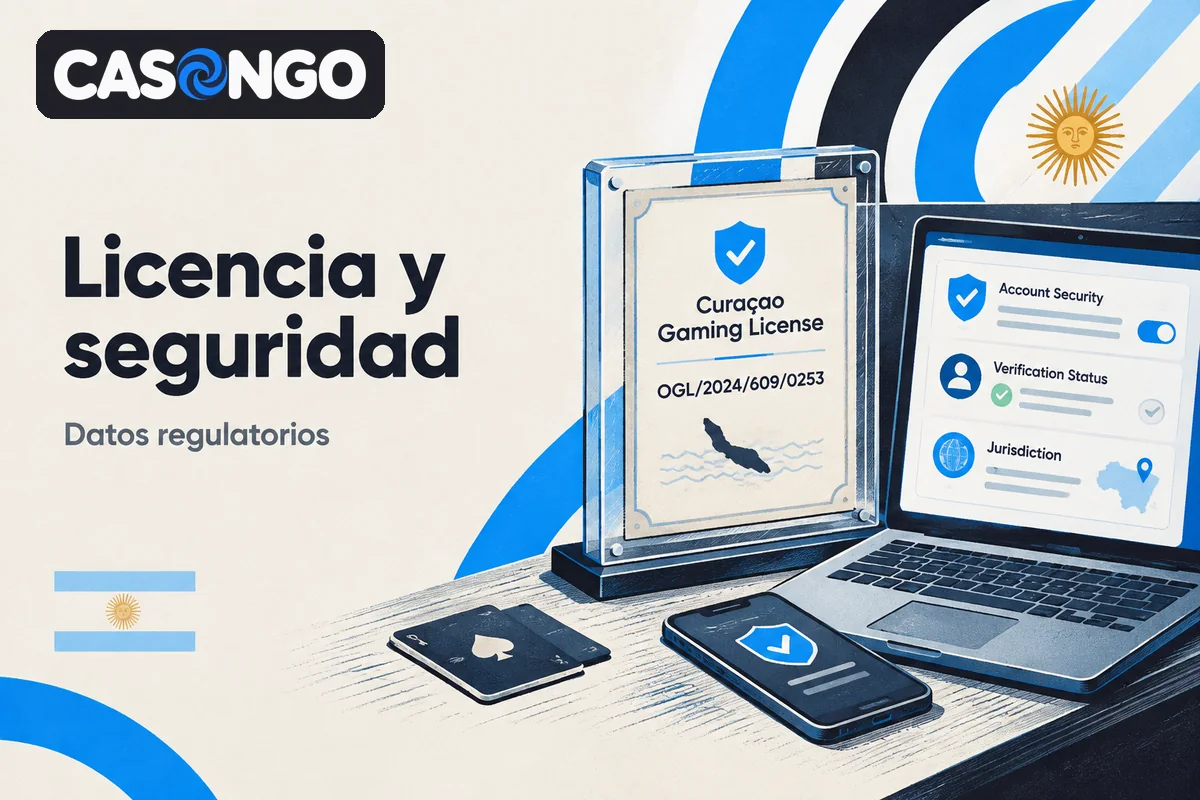 Documento de licencia junto a controles de seguridad digitales