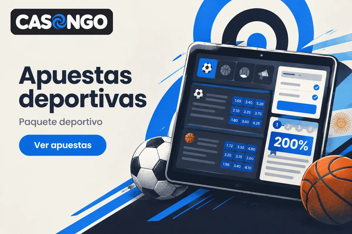 Interfaz de apuestas deportivas con cuotas y eventos